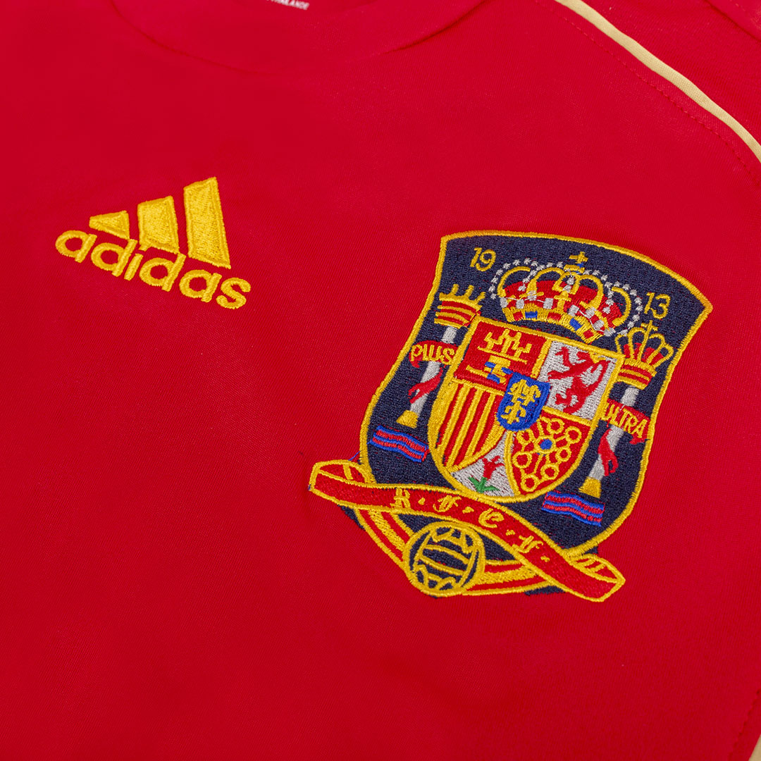 Spain Home Soccer Jersey Retro 2008