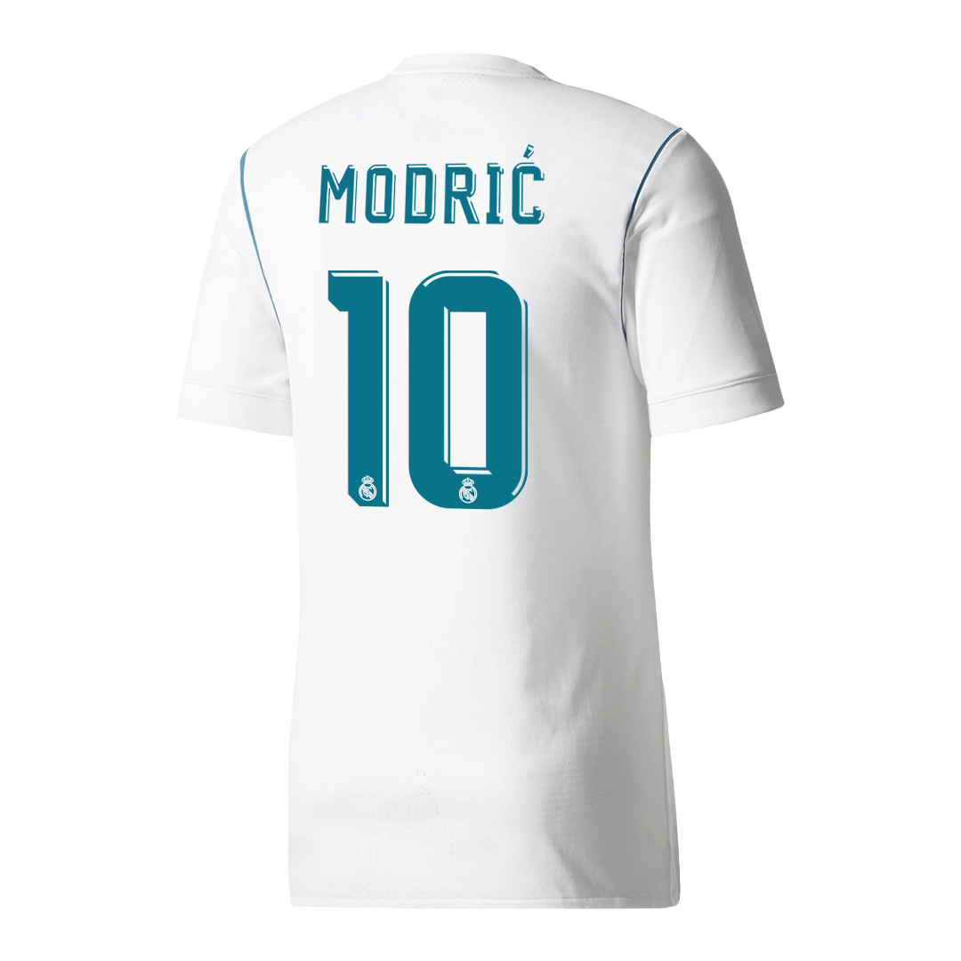 Real Madrid MODRIĆ #10 Home Soccer Jersey Retro 2017/18