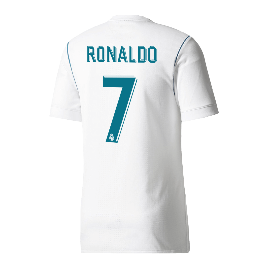 Real Madrid RONALDO #7 Home Soccer Jersey Retro 2017/18