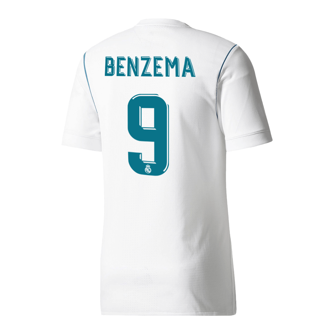 Real Madrid BENZEMA #9 Home Soccer Jersey Retro 2017/18