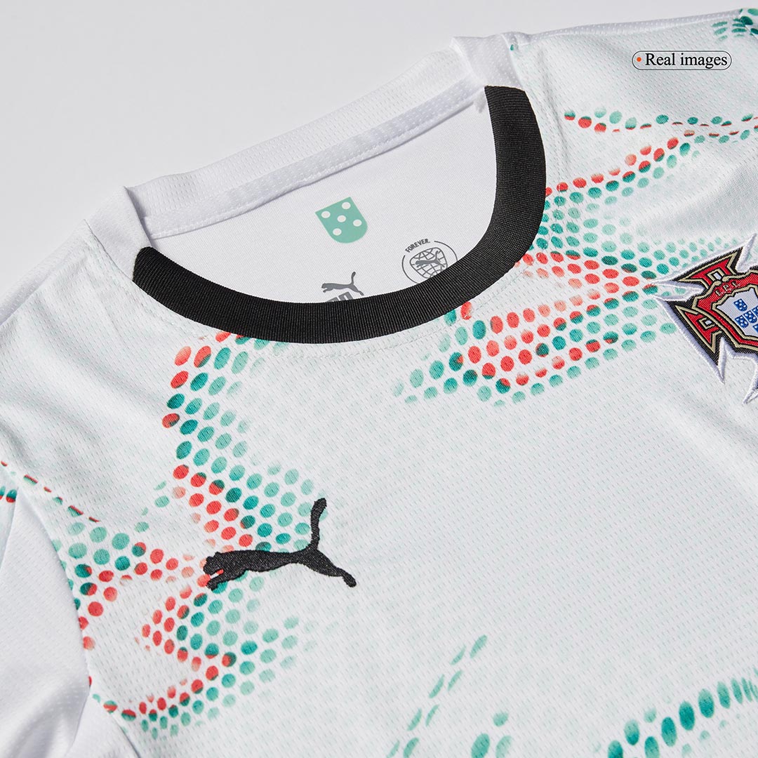 Portugal Away Soccer Jersey Kit 2025 Kids(Jersey+Shorts)