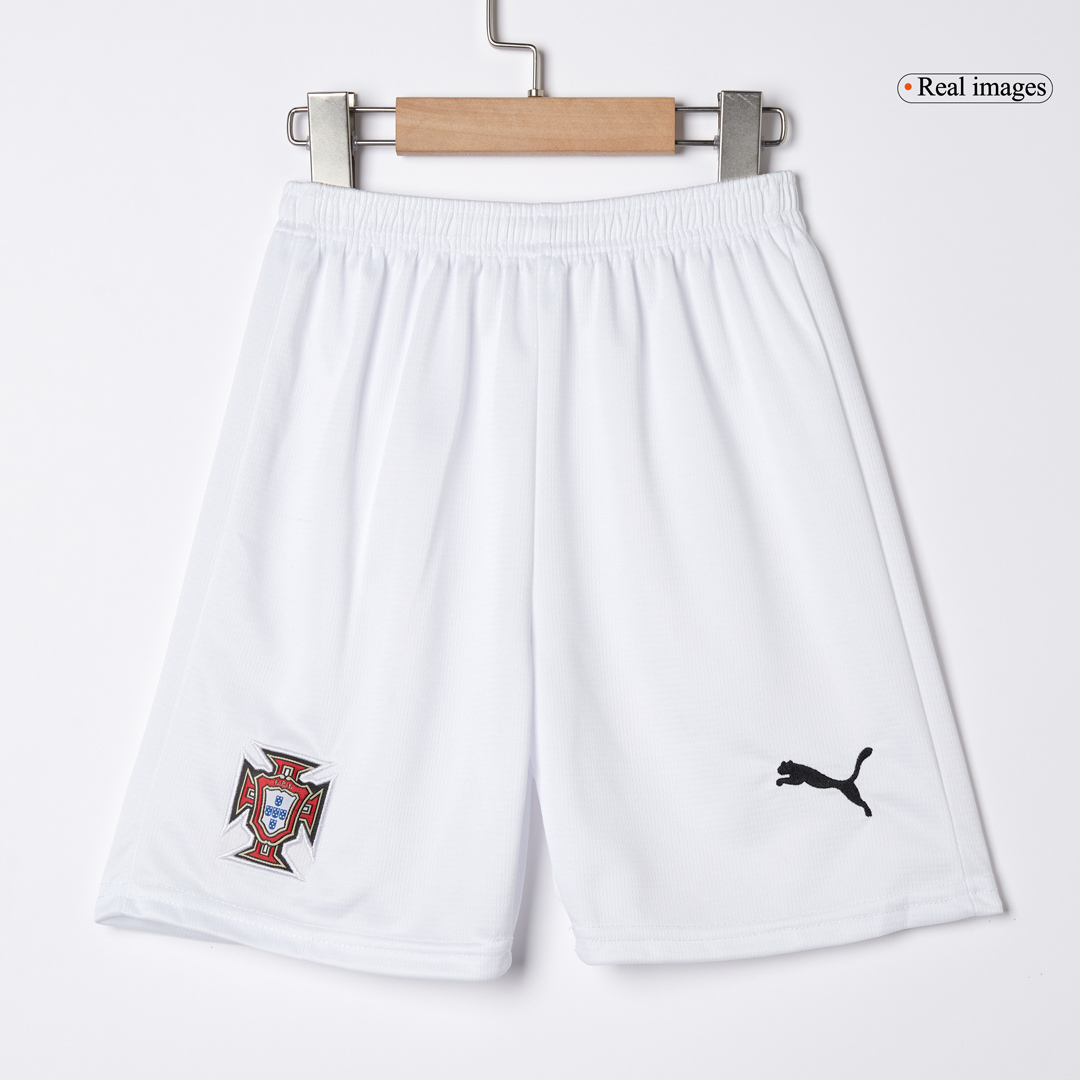 Portugal Away Soccer Jersey Kit 2025 Kids(Jersey+Shorts)