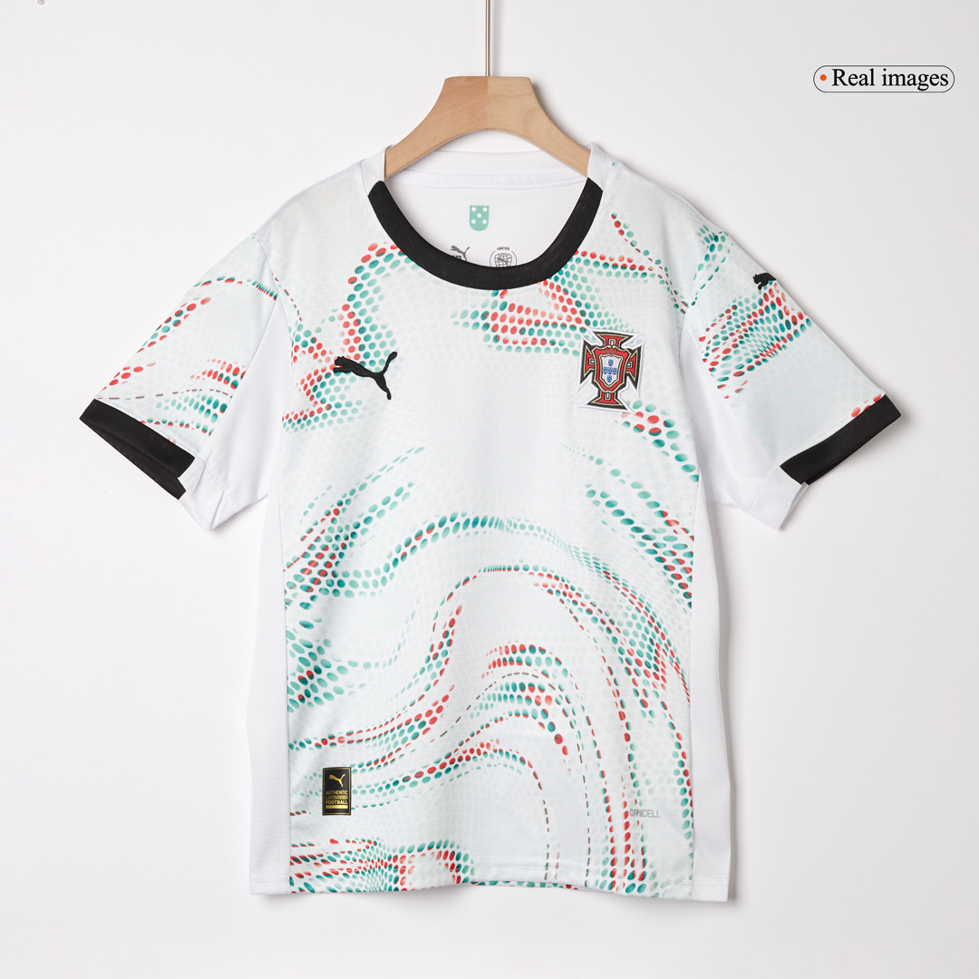Portugal Away Soccer Jersey Kit 2025 Kids(Jersey+Shorts)