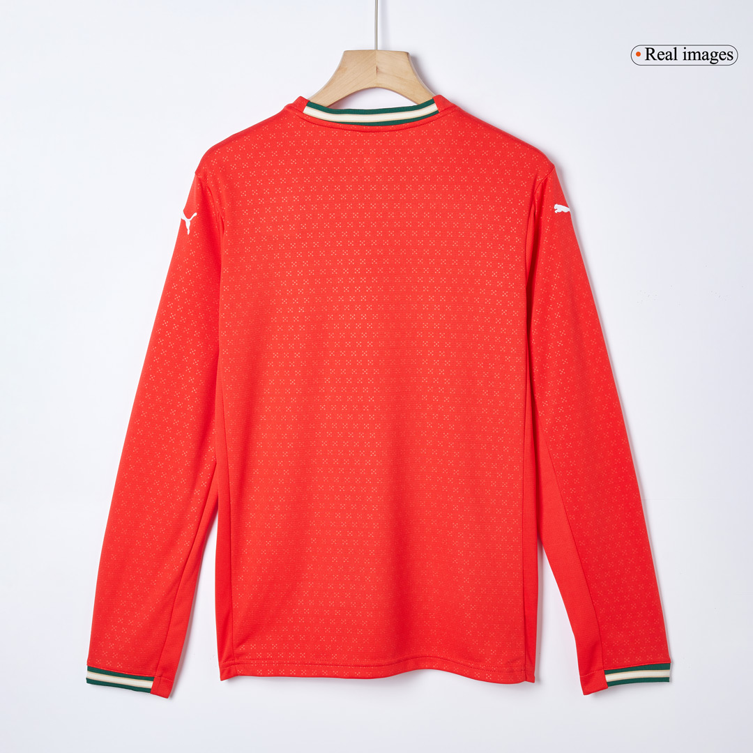 Portugal Long Sleeve Home Soccer Jersey 2025