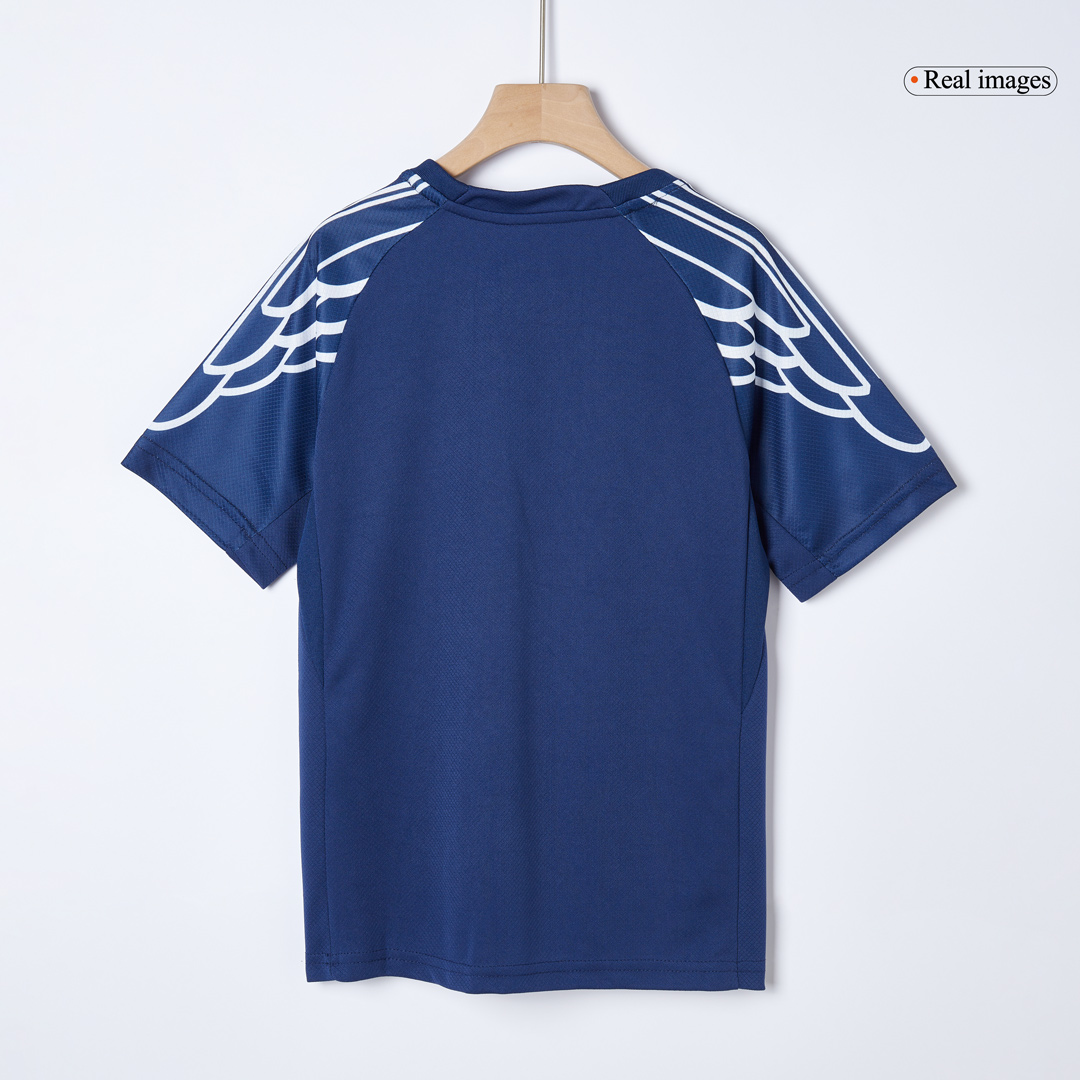 PSG Fourth Away Soccer Jersey Kit 2024/25 Kids(Jersey+Shorts)