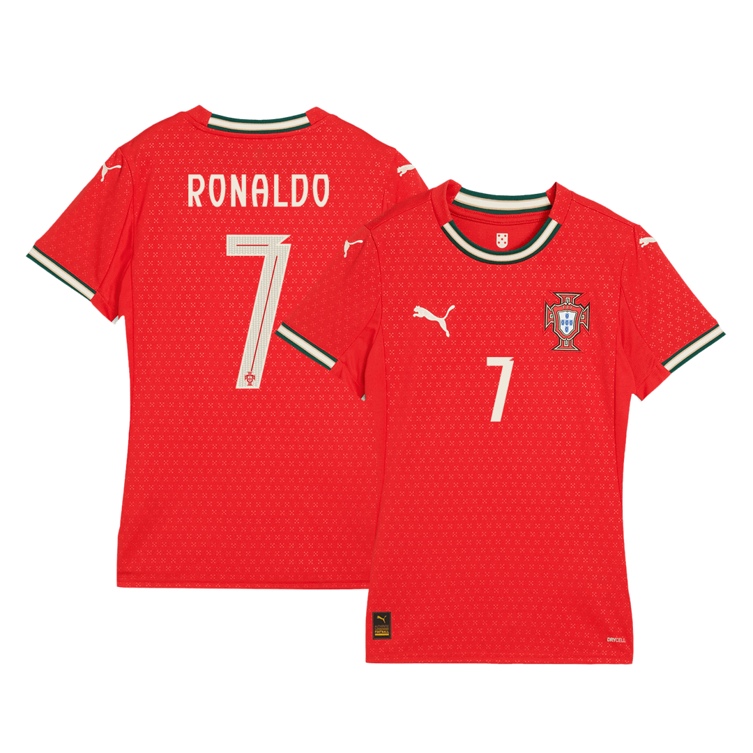 Women's Portugal RONALDO #7 Home Soccer Jersey 2025