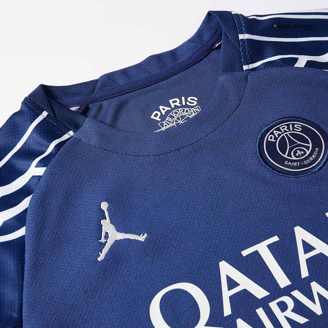PSG Fourth Away Soccer Jersey Kit 2024/25 Kids(Jersey+Shorts)