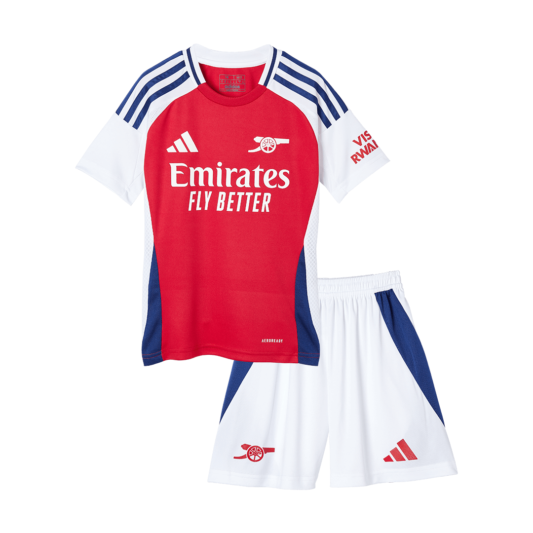 Arsenal Home Jersey Kit 2024/25 Kids(Jersey+Shorts+Socks)