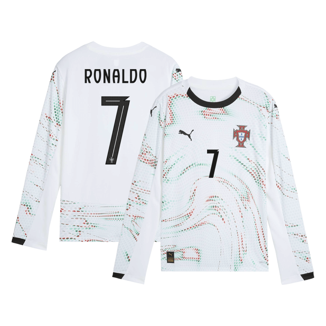 Portugal RONALDO #7 Away Soccer Jersey 2025