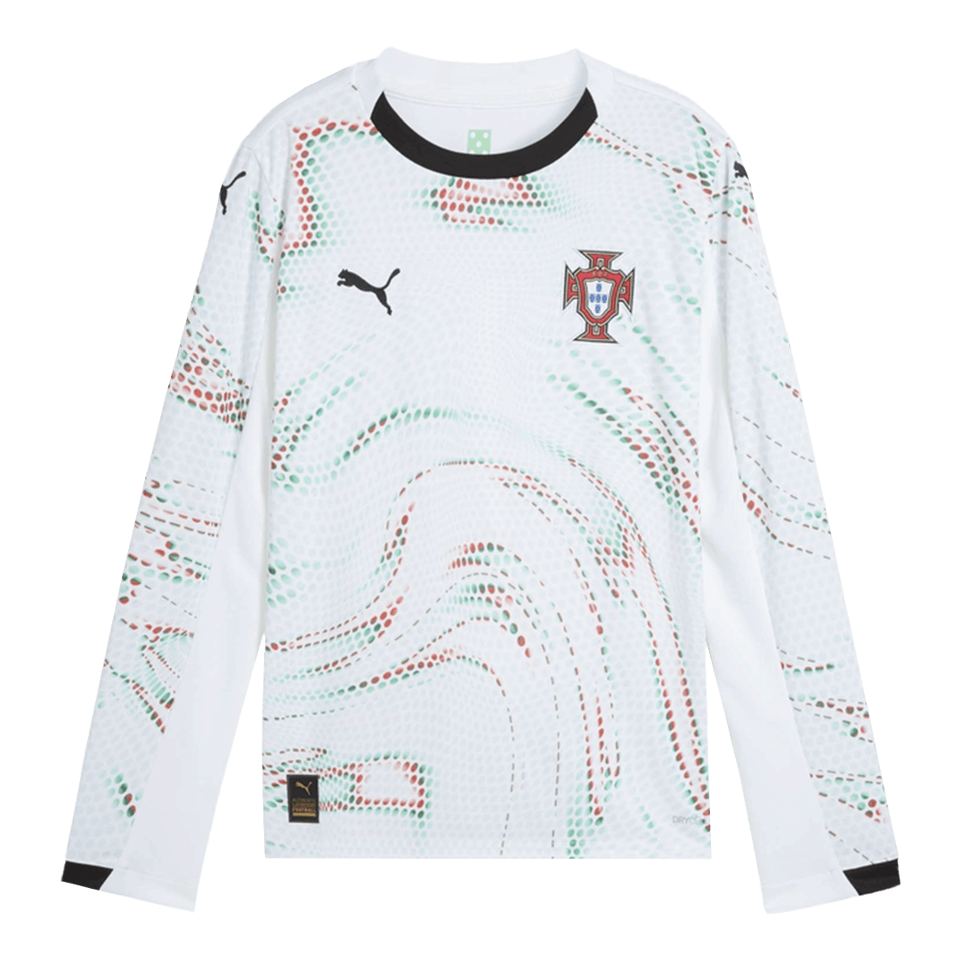Portugal Long Sleeve Away Soccer Jersey 2025