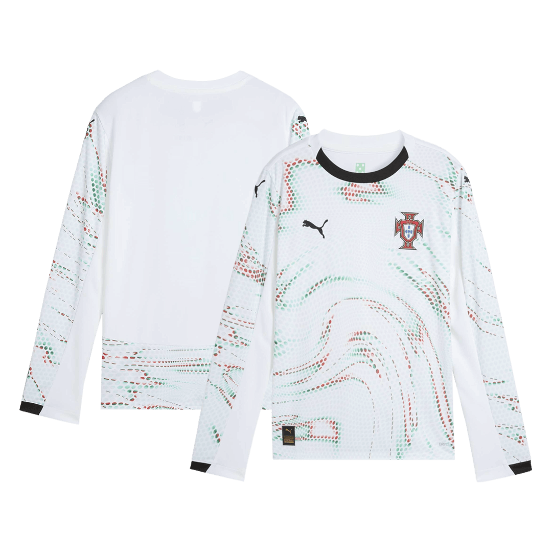 Portugal Long Sleeve Away Soccer Jersey 2025
