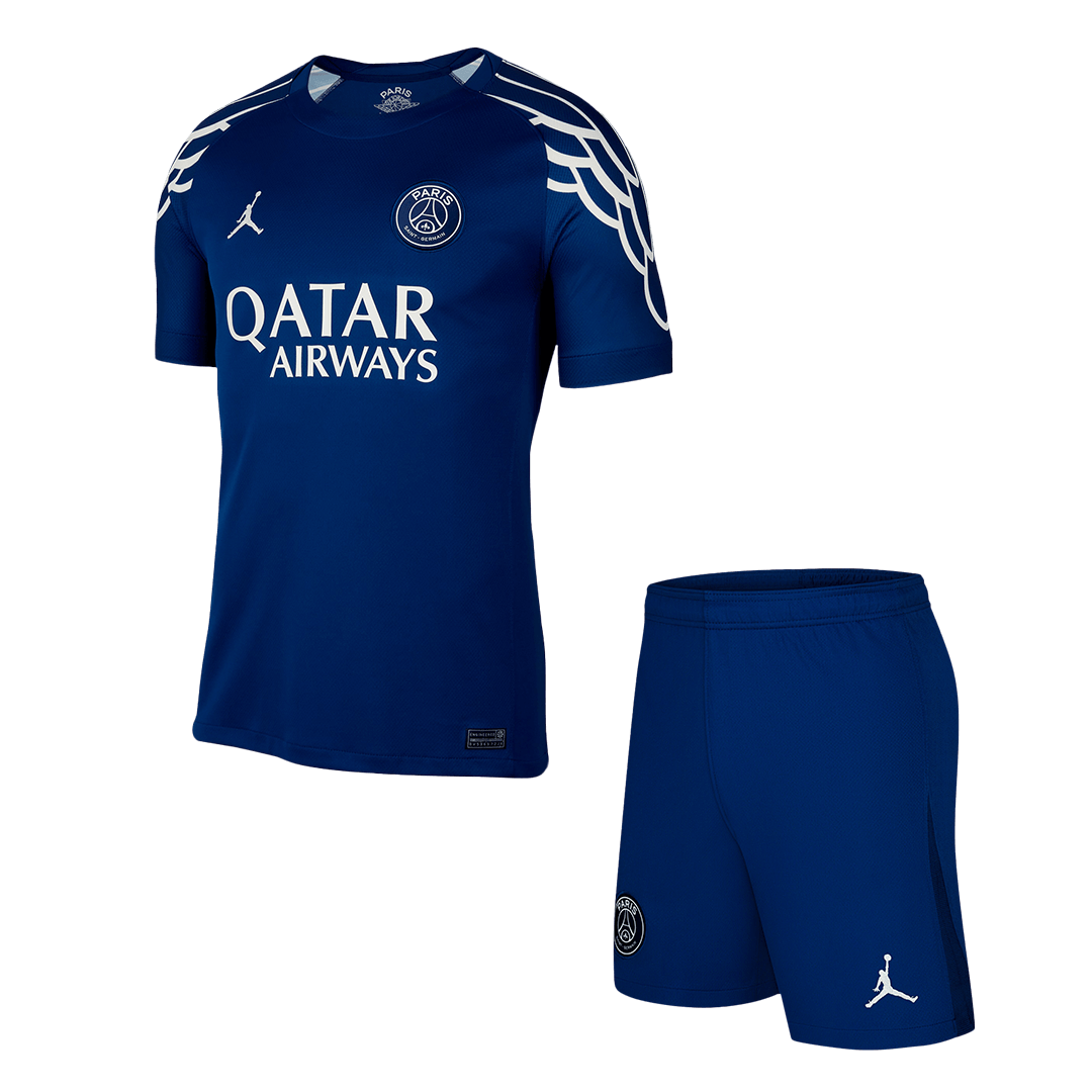 PSG Fourth Away Soccer Jersey Kit 2024/25 (Jersey+Shorts)