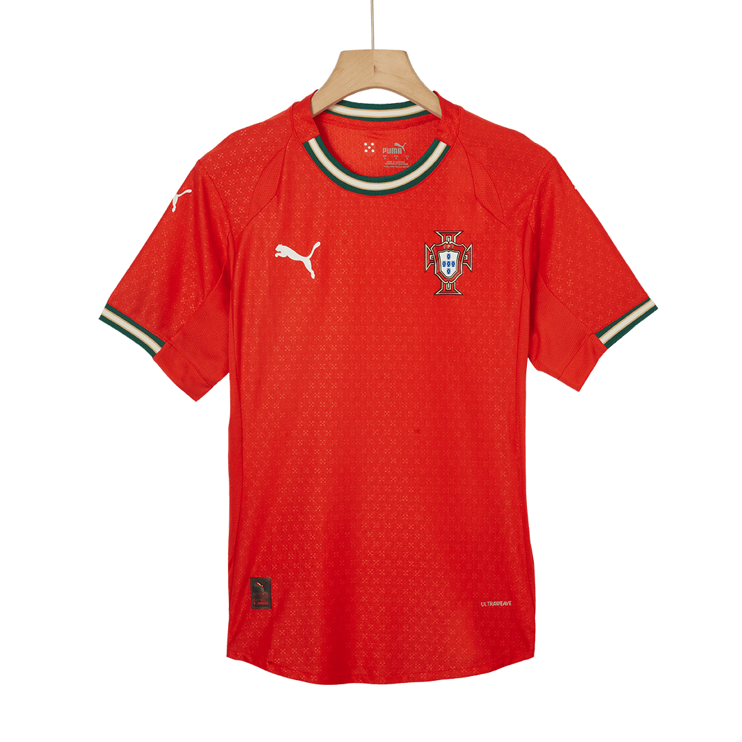 Portugal RONALDO #7 Home Soccer Jersey Authentic 2025