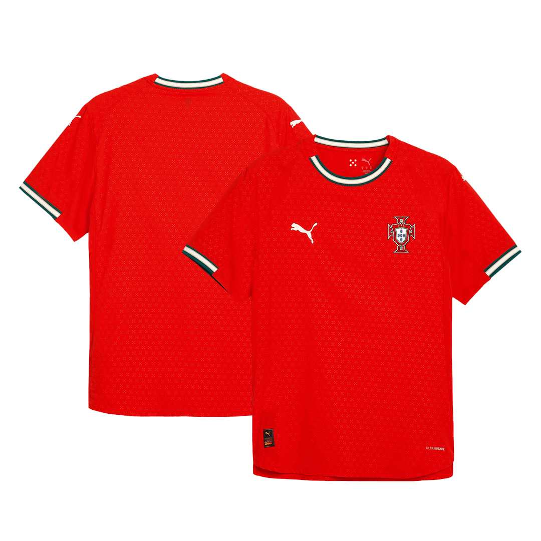 Portugal Home Soccer Jersey Authentic 2025