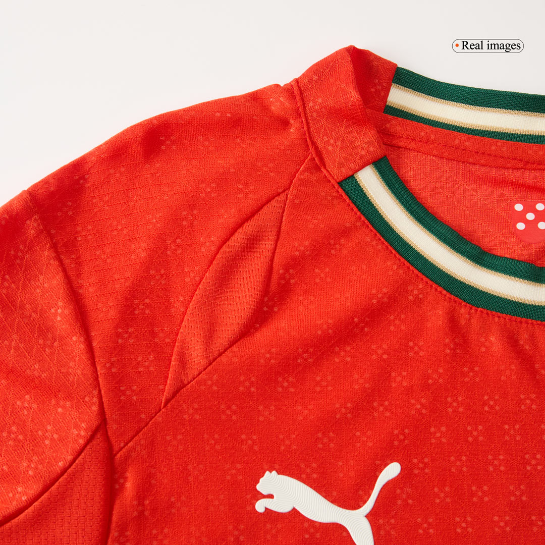 Portugal RONALDO #7 Home Soccer Jersey Authentic 2025