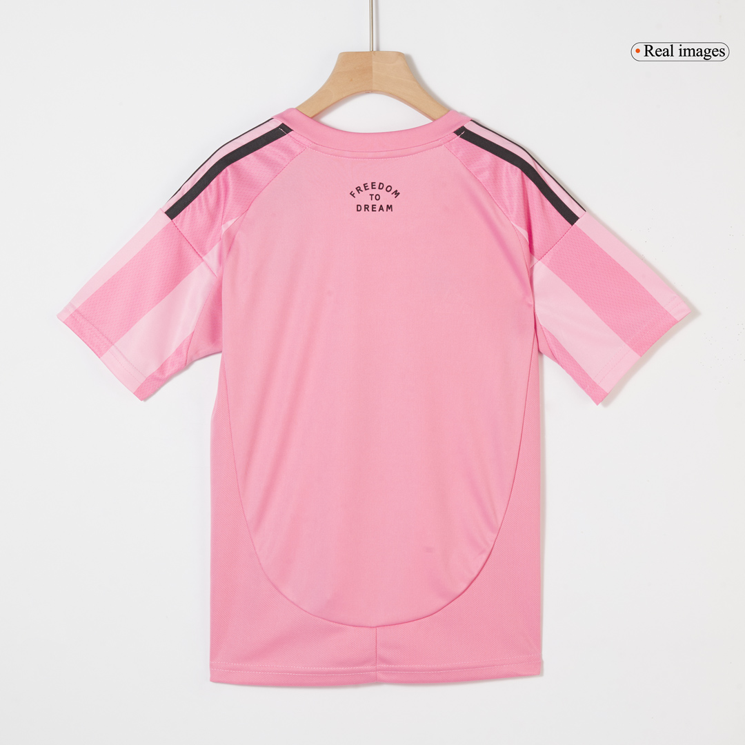 Inter Miami CF Home Soccer Jersey Kit 2025 Kids(Jersey+Shorts)