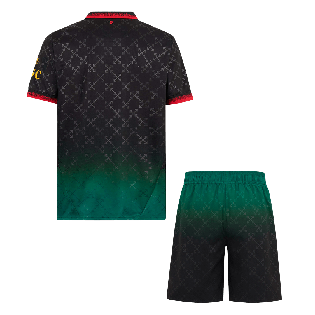 AC Milan Fourth Away Soccer Jersey Kit 2024/25 (Jersey+Shorts)