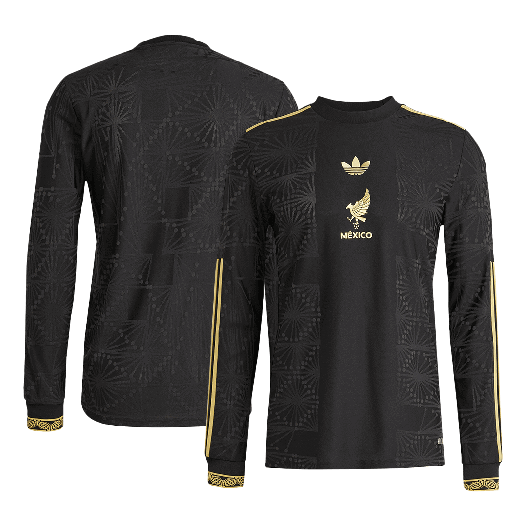 Authentic Mexico Long Sleeve Third Away Soccer Jersey 2025 - Gold Cup
