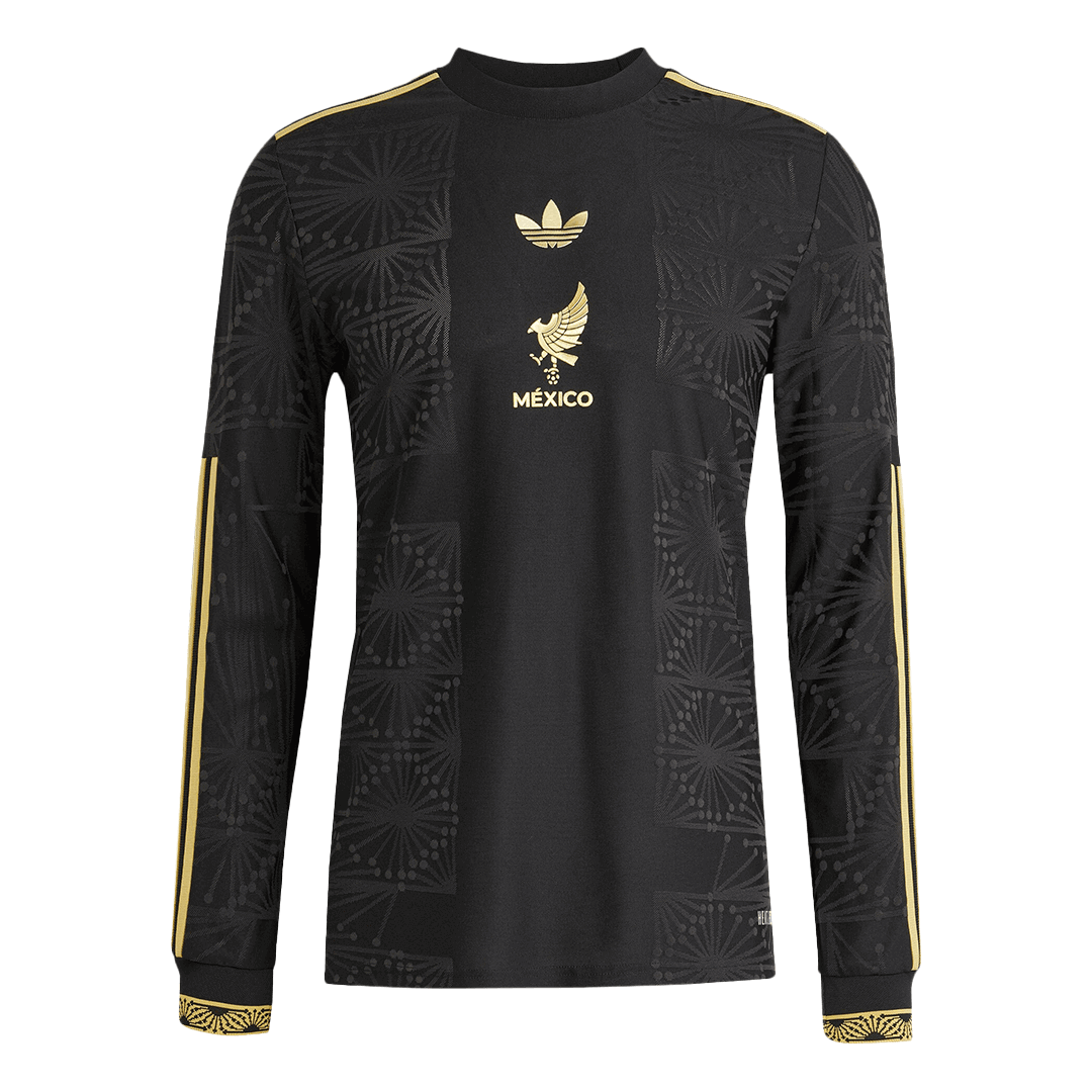 Authentic Mexico Long Sleeve Third Away Soccer Jersey 2025 - Gold Cup