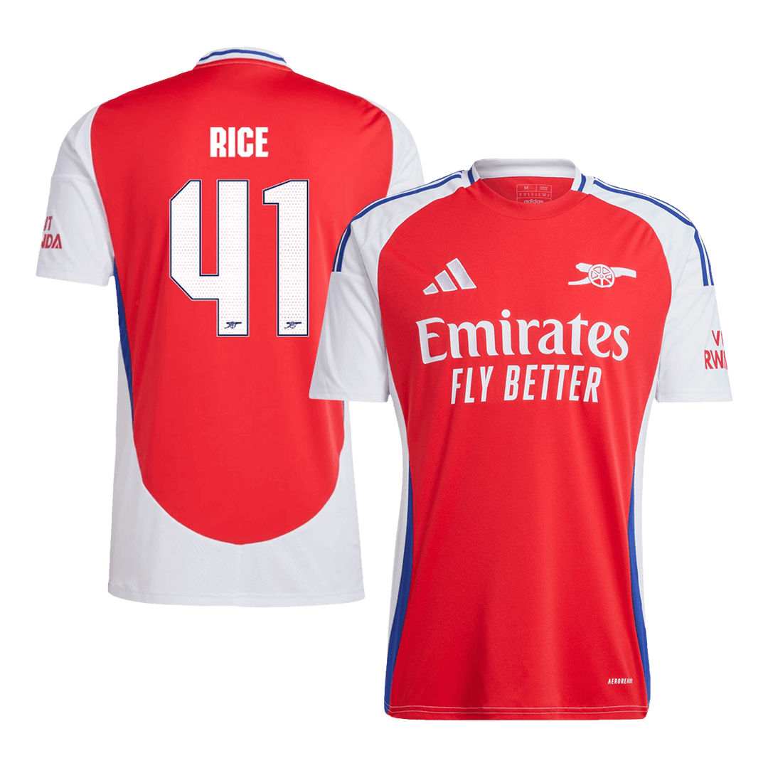 Arsenal RICE #41 Home Jersey 2024/25 - UCL Edition