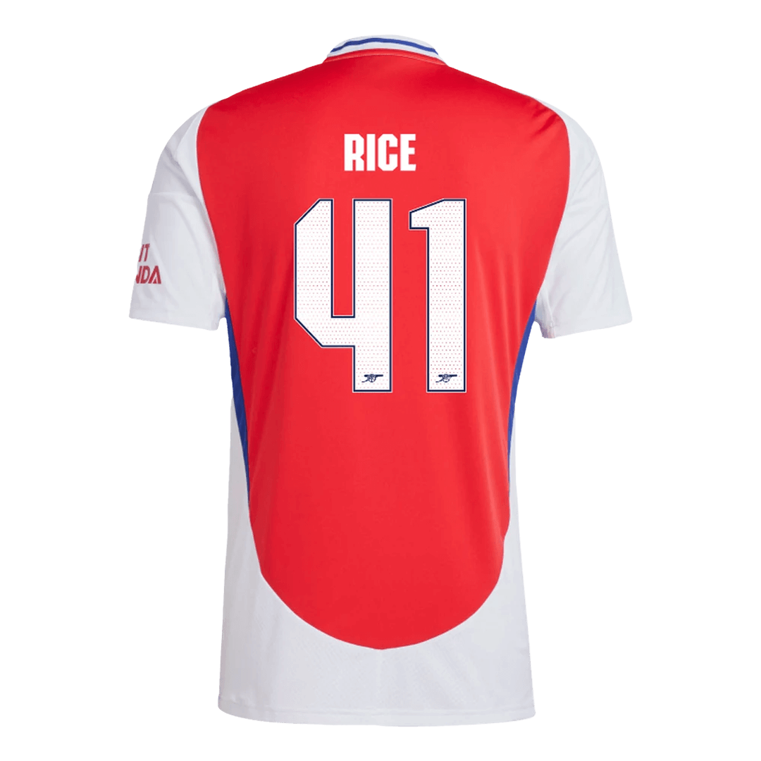 Arsenal RICE #41 Home Jersey 2024/25 - UCL Edition