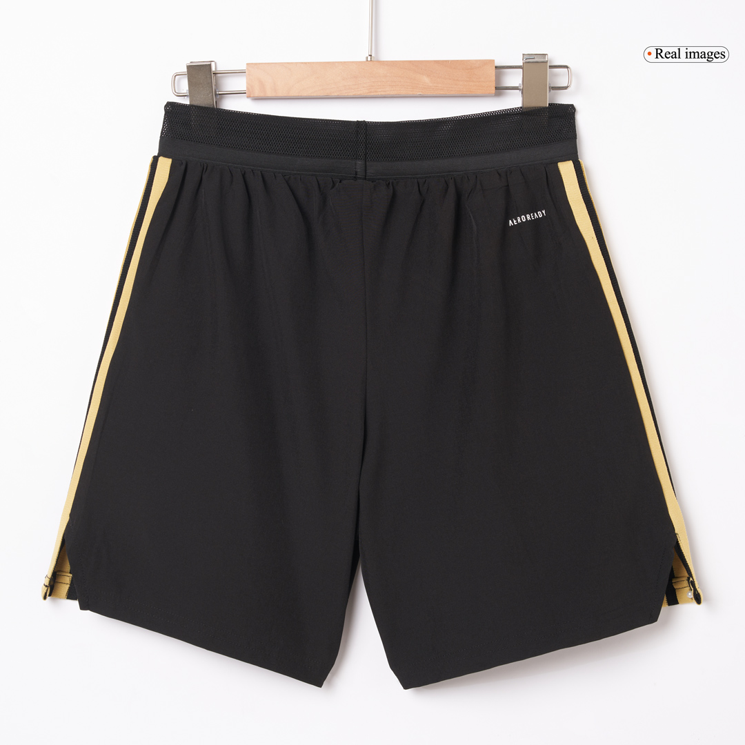 Mexico Third Away Soccer Shorts Authentic 2025 - Gold Cup
