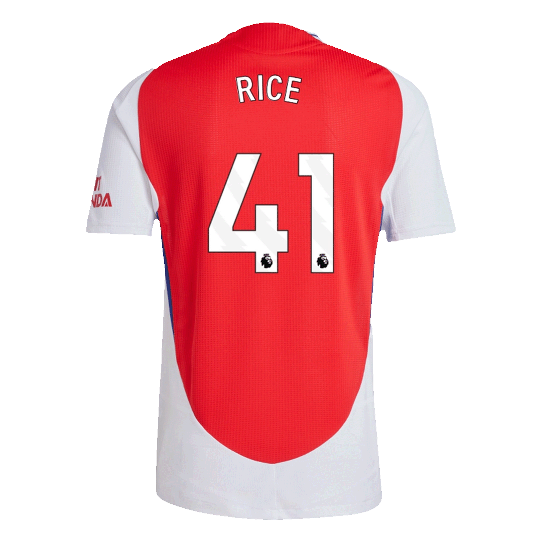 Arsenal RICE #41 Home Soccer Jersey Authentic 2024/25