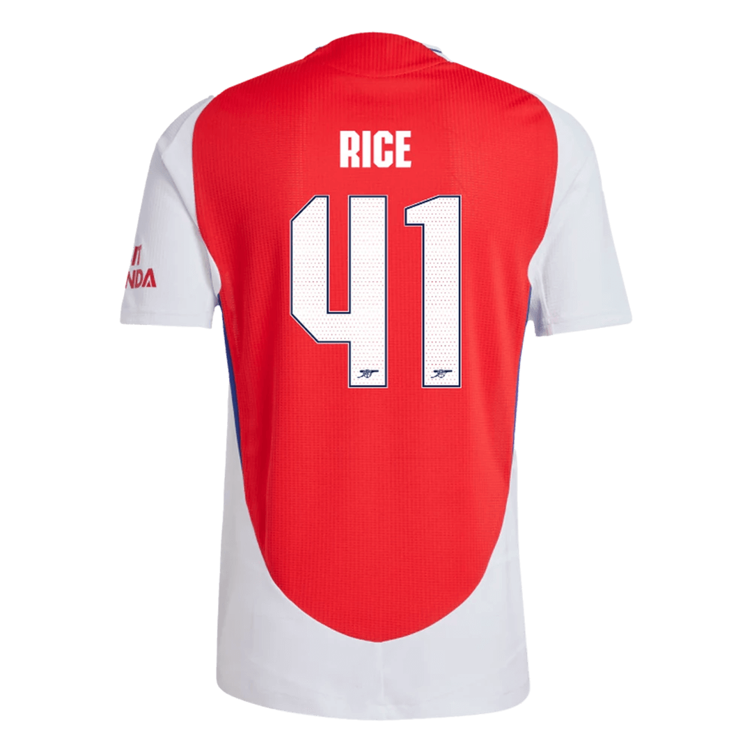Arsenal RICE #41 Home Soccer Jersey Authentic 2024/25 - UCL Edition