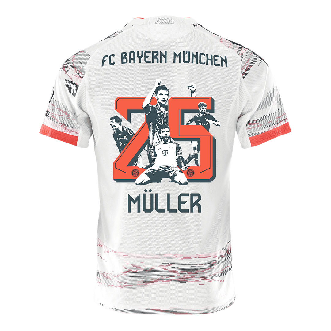 Bayern Munich MÜLLER Special #25 Away Soccer Jersey Authentic 2025/26 - Special