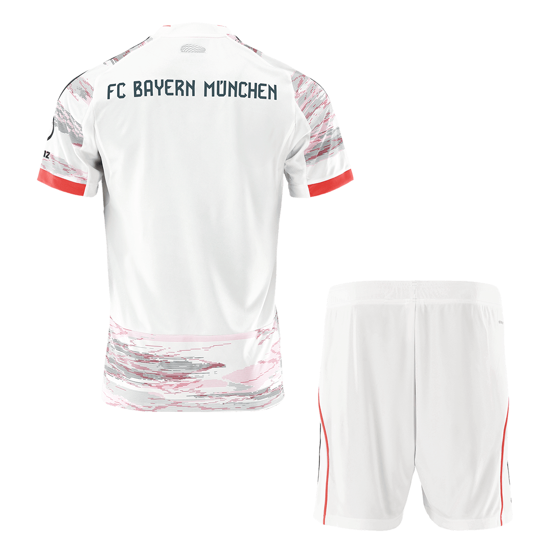 Bayern Munich Away Soccer Jersey Kit 2025/26 (Jersey+Shorts)