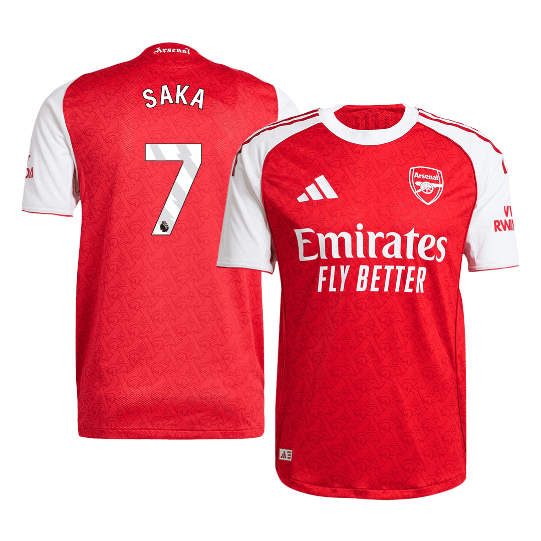 Arsenal SAKA #7 Home Soccer Jersey Authentic 2025/26