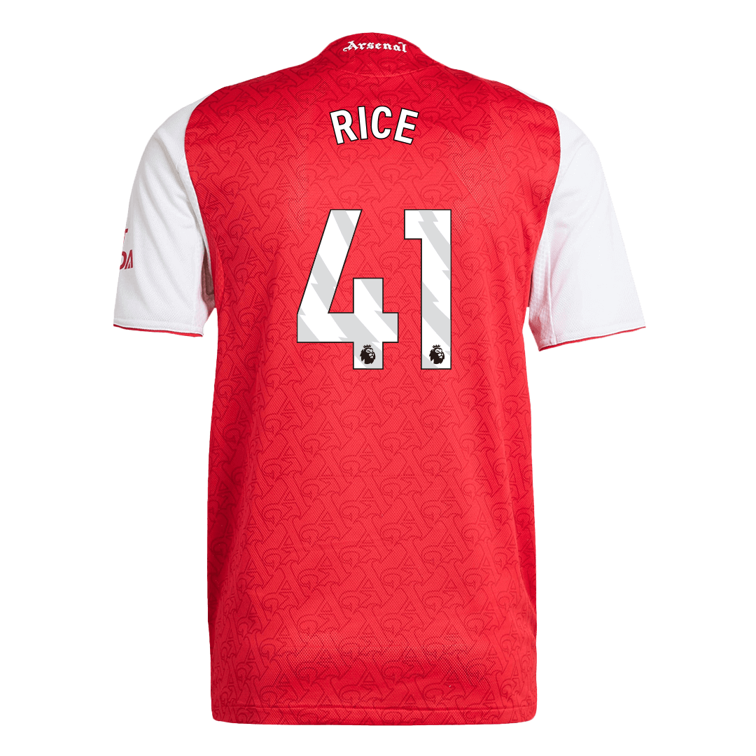 Arsenal RICE #41 Home Soccer Jersey Authentic 2025/26