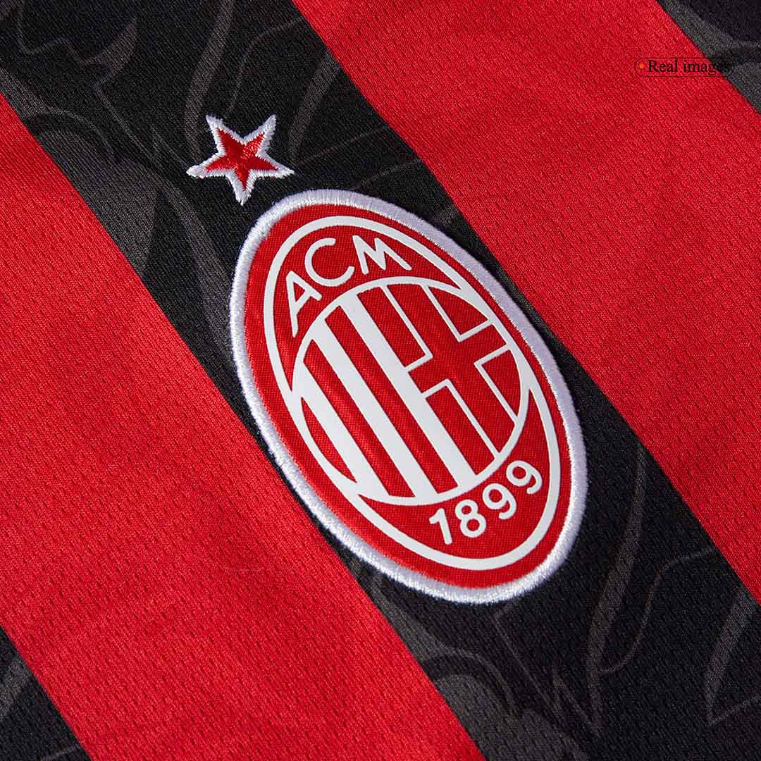 AC Milan Home Soccer Jersey Kit 2025/26 (Jersey+Shorts)