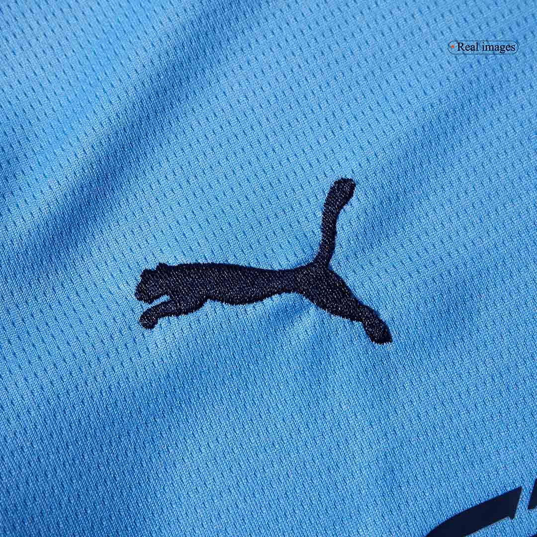 Manchester City Home Soccer Jersey Kit 2025/26 Kids(Jersey+Shorts)