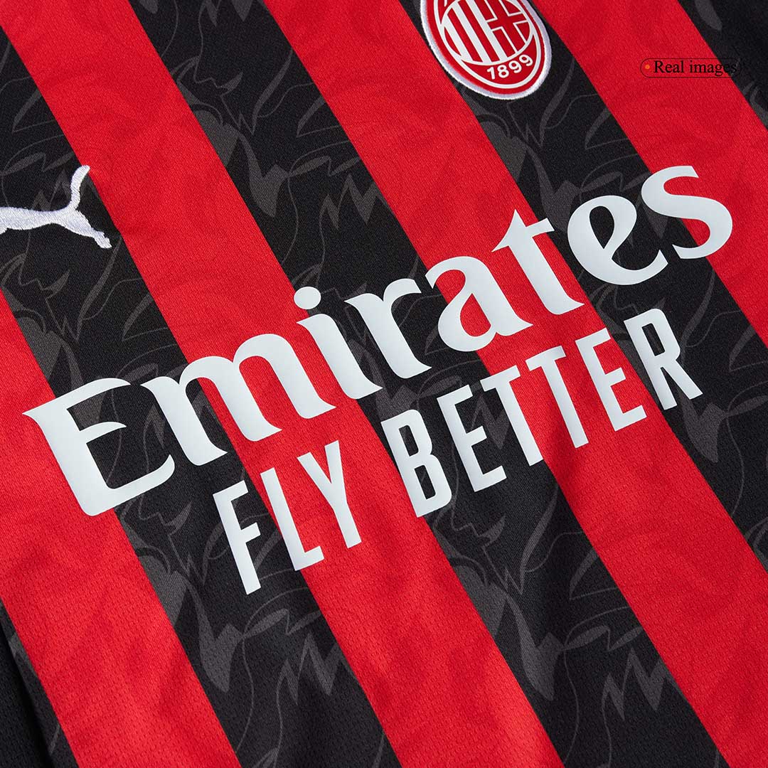 AC Milan Home Soccer Jersey Kit 2025/26 (Jersey+Shorts)