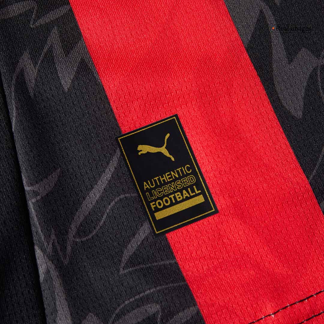 AC Milan Home Soccer Jersey Kit 2025/26 (Jersey+Shorts)