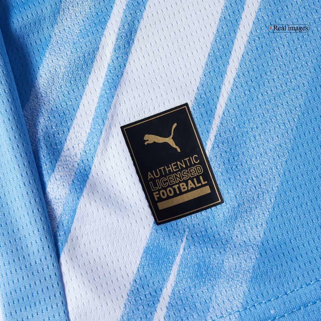 Manchester City Home Soccer Jersey Kit 2025/26 Kids(Jersey+Shorts)
