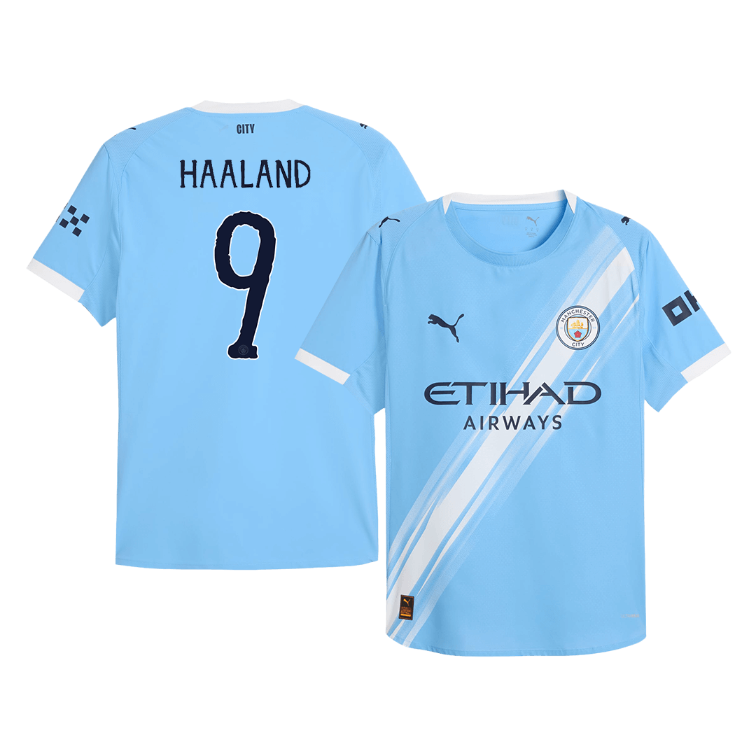Manchester City HAALAND #9 Home Soccer Jersey Authentic 2025/26 - Club World Cup