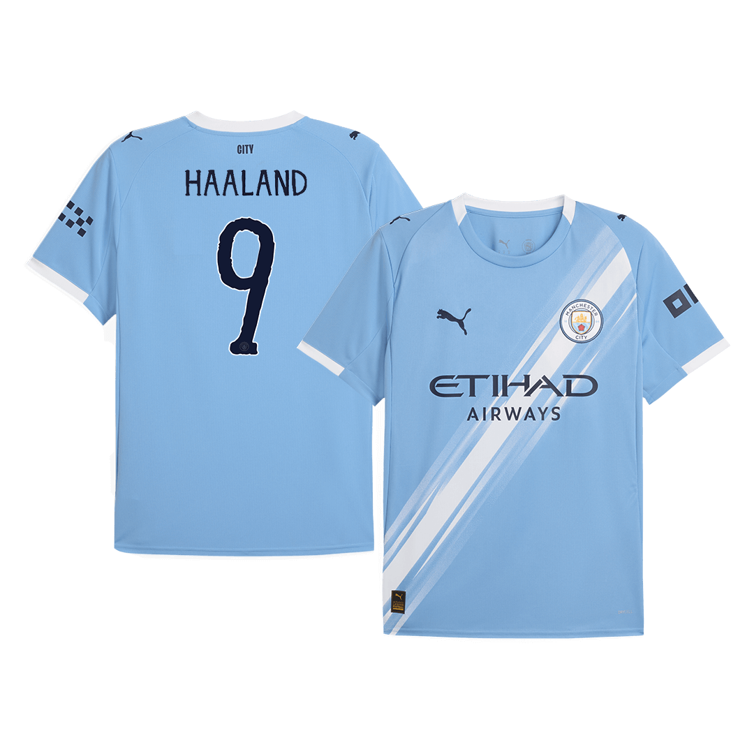 Manchester City HAALAND #9 Home Soccer Jersey 2025/26