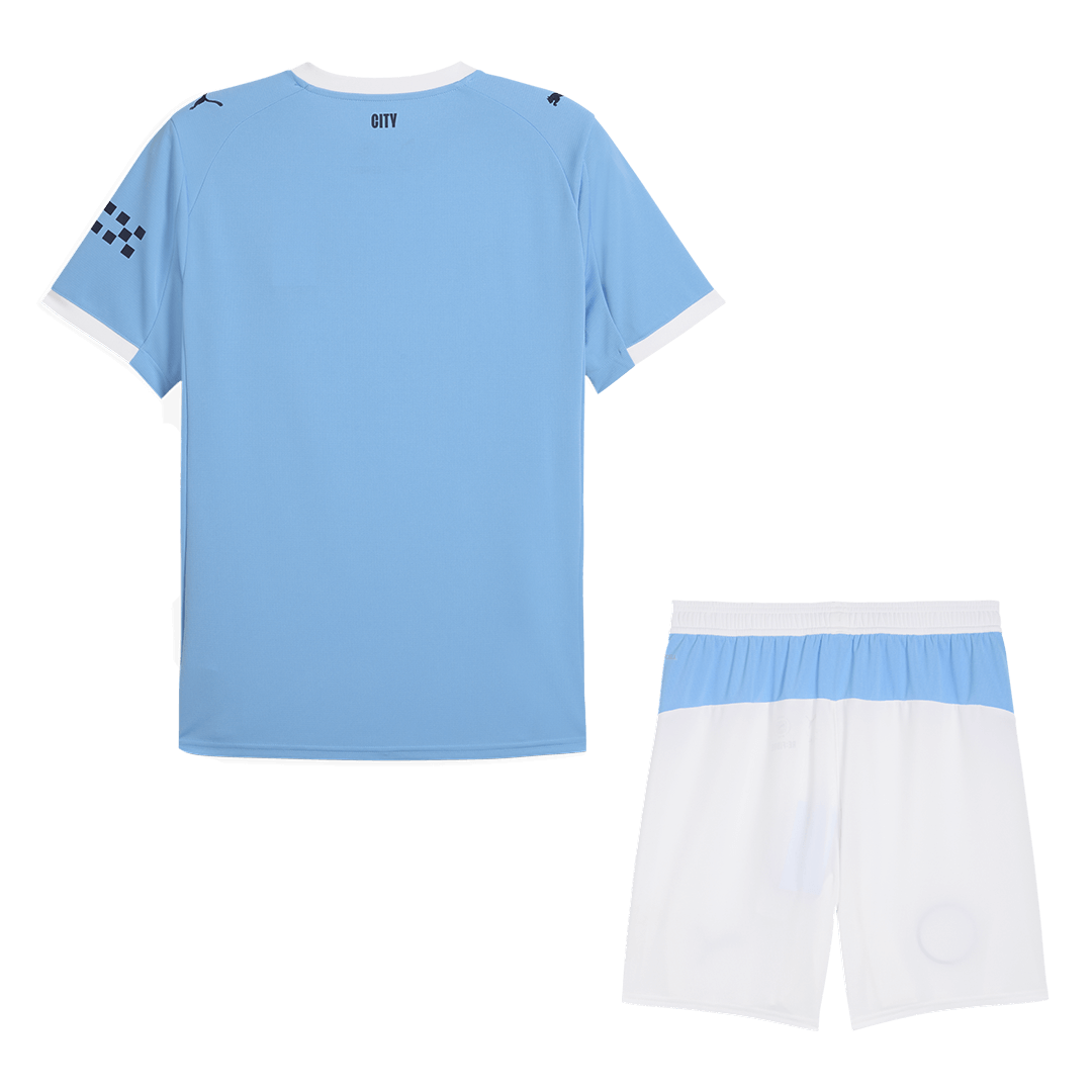 Manchester City Home Soccer Jersey Kit 2025/26 (Jersey+Shorts)