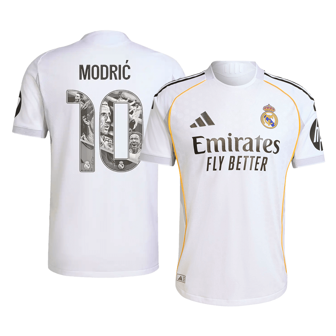 Real Madrid MODRIĆ Special #10 Home Soccer Jersey Authentic 2025/26 - Special