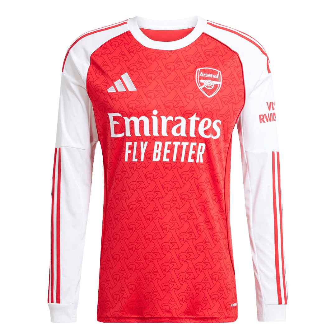 Arsenal Long Sleeve Home Soccer Jersey 2025/26