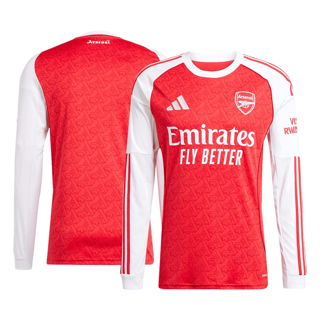 Arsenal Long Sleeve Home Soccer Jersey 2025/26