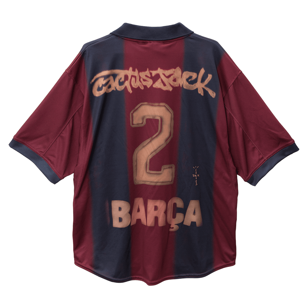 Barcelona Home Soccer Jersey Retro 2000/01