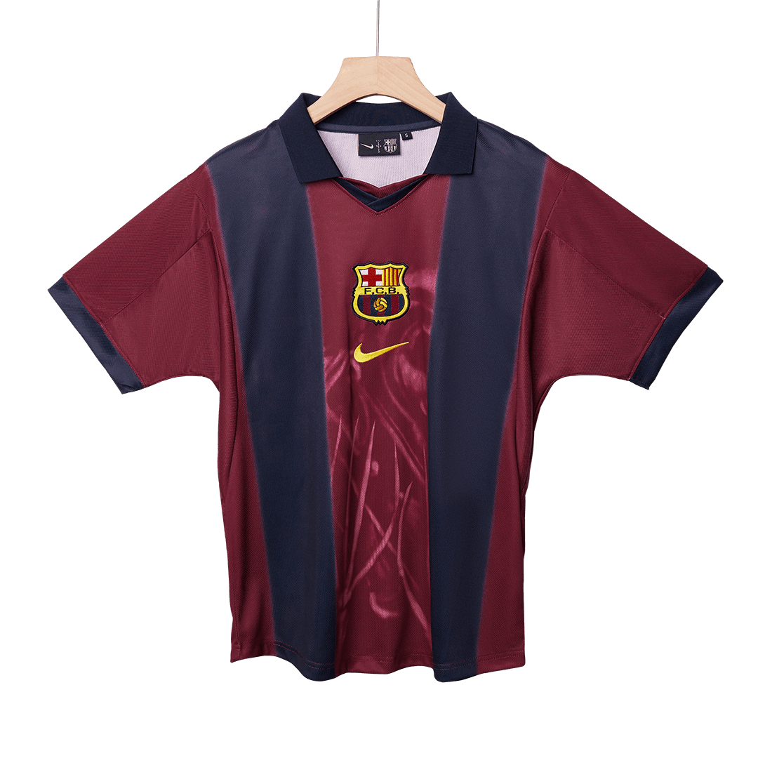 Barcelona Home Soccer Jersey Retro 2000/01
