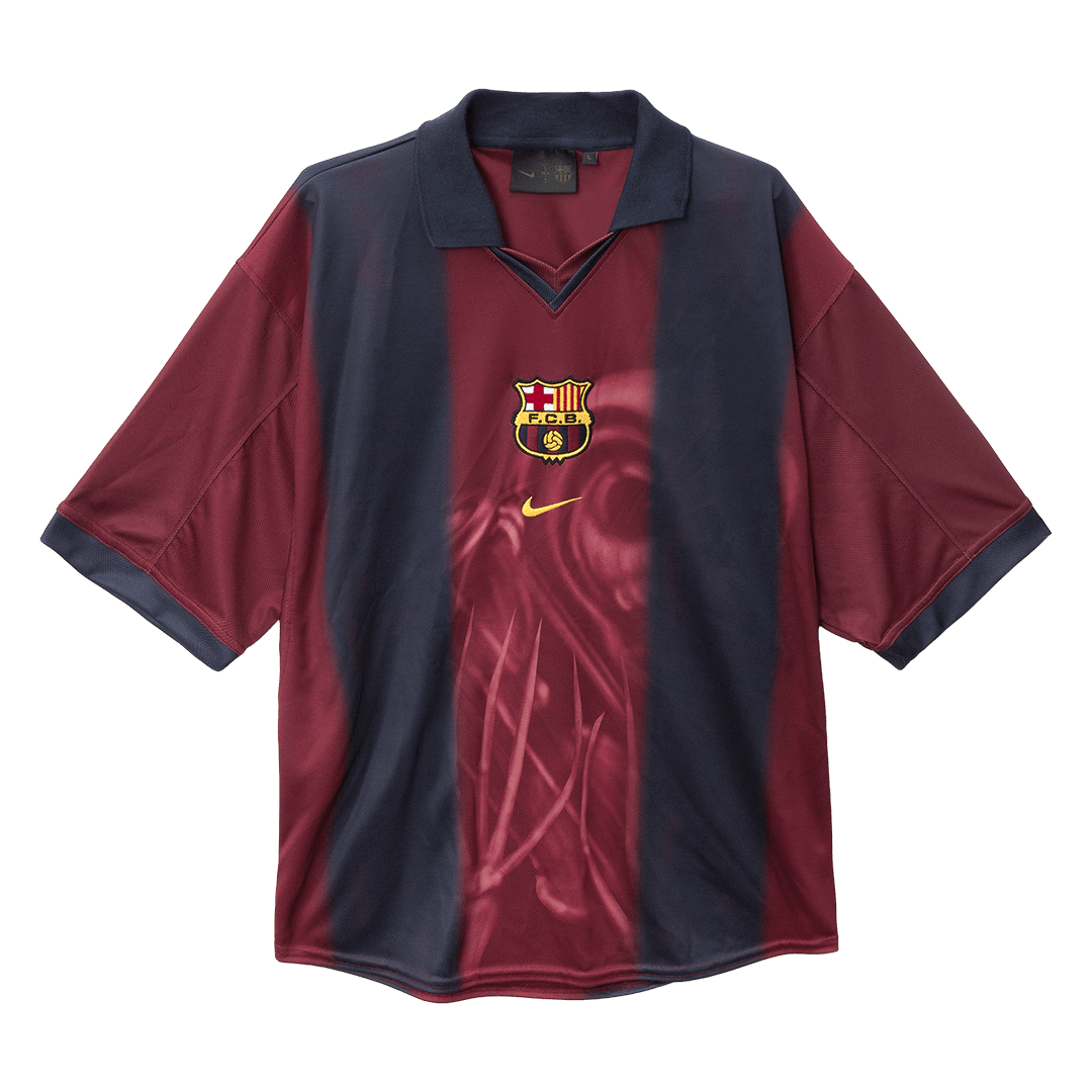 Barcelona Home Soccer Jersey Retro 2000/01