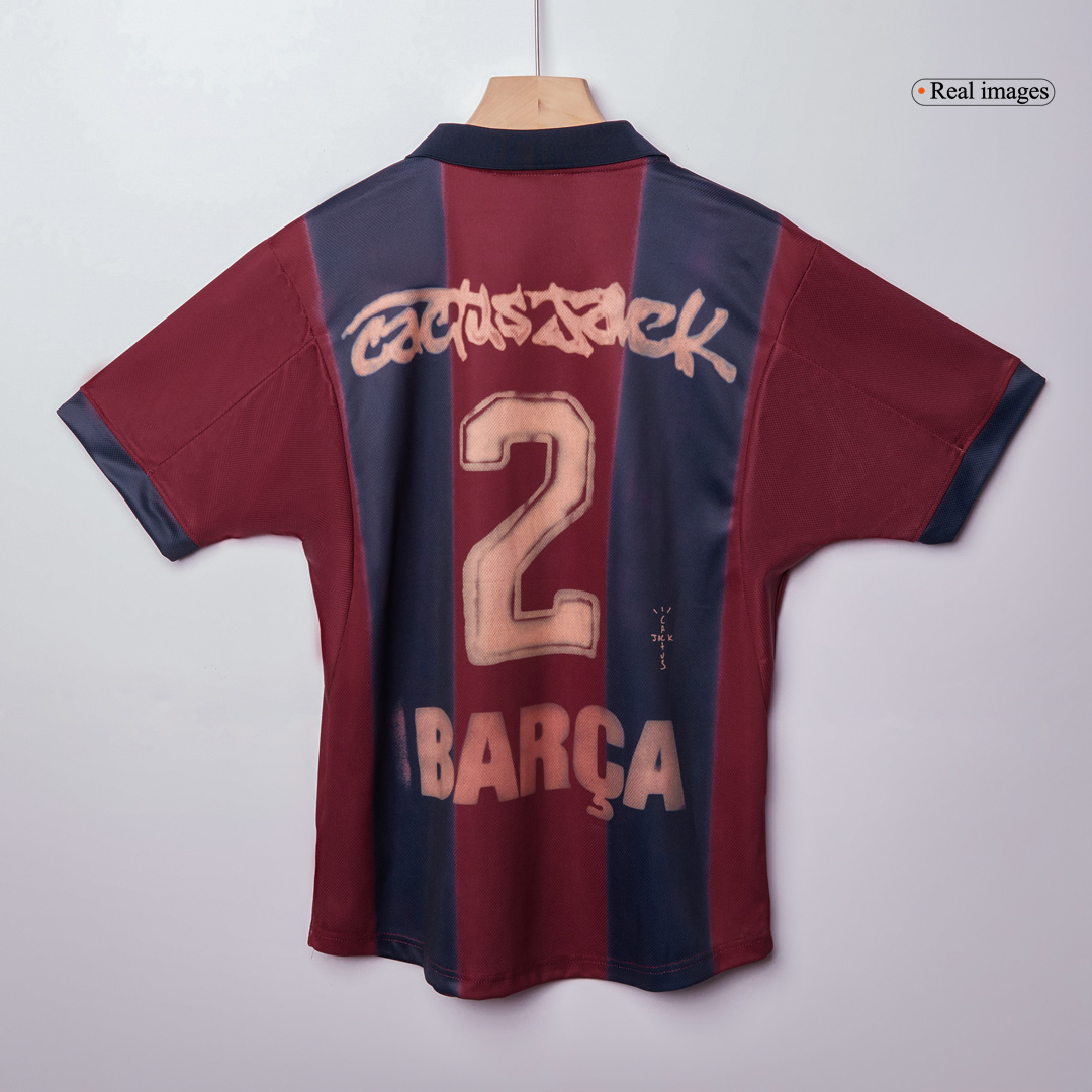 Barcelona Home Soccer Jersey Retro 2000/01