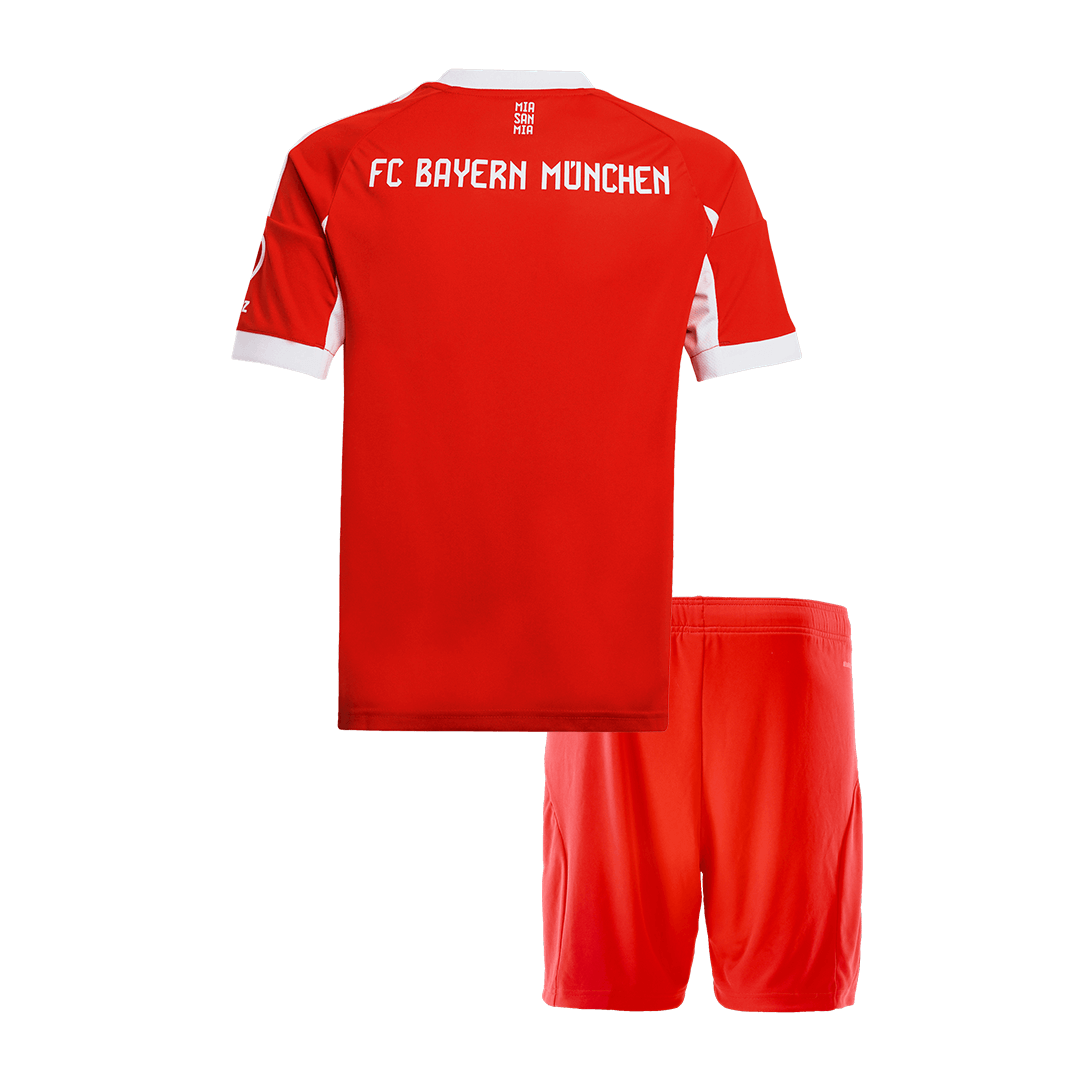 Bayern Munich Home Soccer Jersey Kit 2025/26 Kids(Jersey+Shorts)