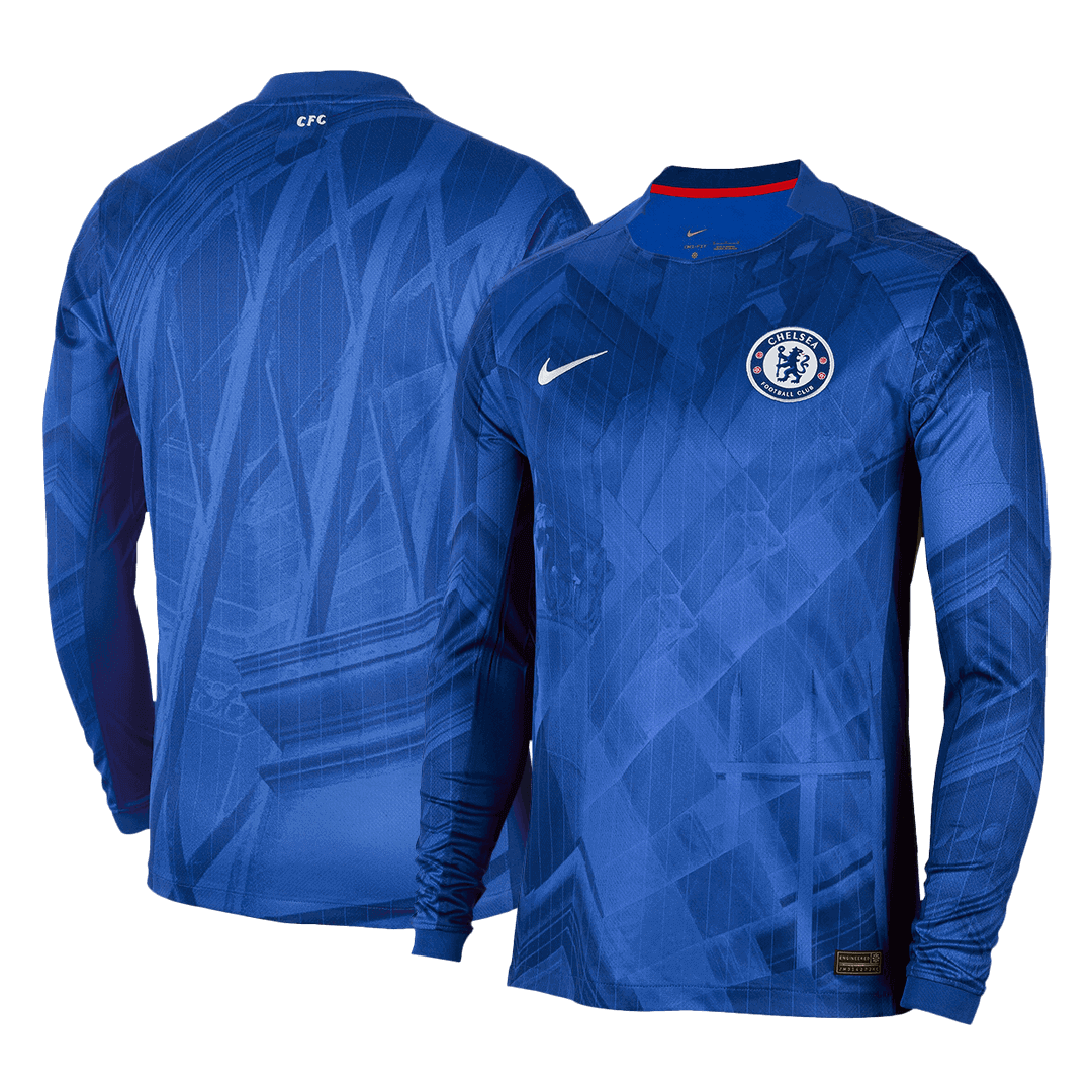 Chelsea Long Sleeve Home Soccer Jersey 2025/26