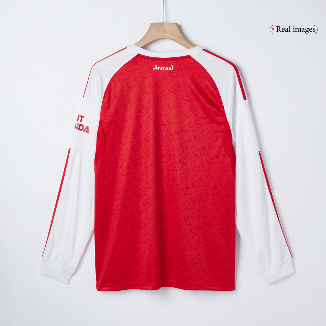 Arsenal Long Sleeve Home Soccer Jersey 2025/26
